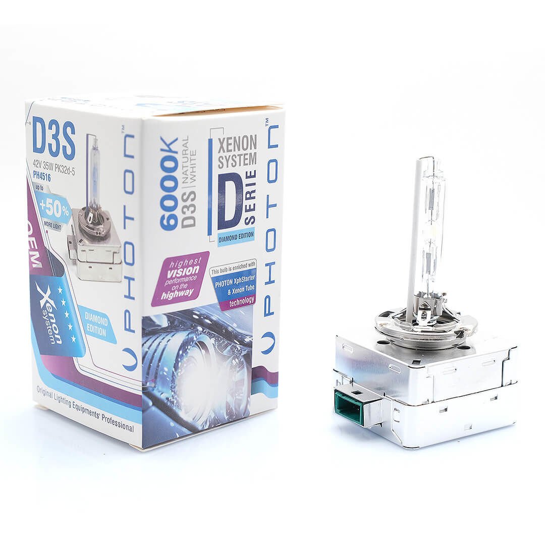 Photon D3S 6000K Beyaz Xenon Ampul +%50 Fazla Işık