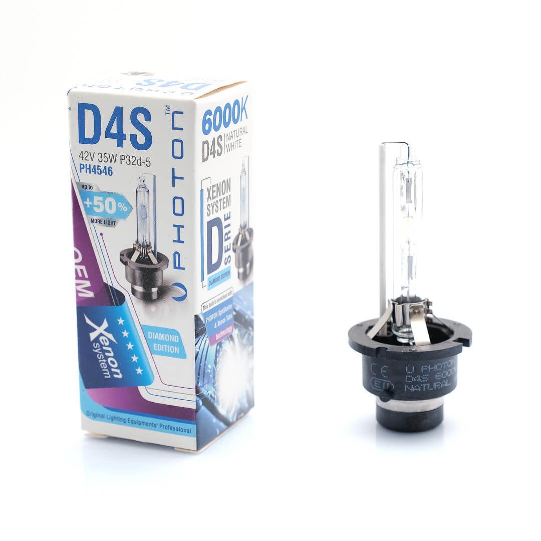 Photon D4S 6000K Beyaz Xenon Ampul +%50 Fazla Işık