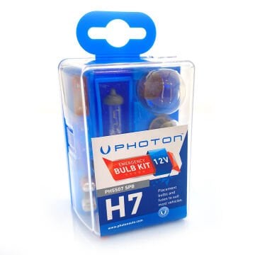 H7 Yedek Ampul Kiti 12V Photon | Araç Ampul ve Sigorta Seti