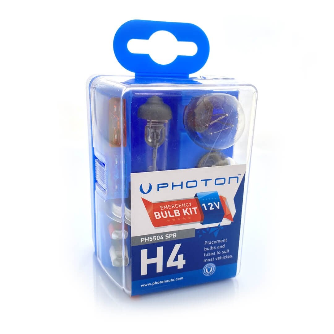 H4 Yedek Ampul Kiti 12V Photon | Araç Ampul ve Sigorta Seti