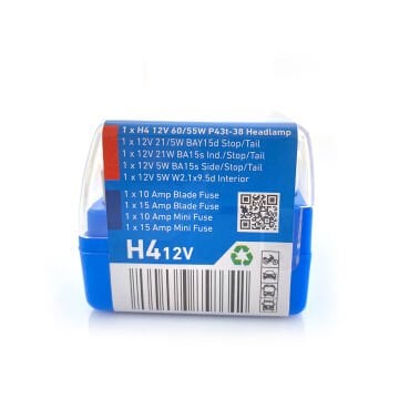 H4 Yedek Ampul Kiti 12V Photon | Araç Ampul ve Sigorta Seti