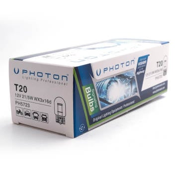 Photon T20 21/5W 12V Çift Devre Dipsiz ampul