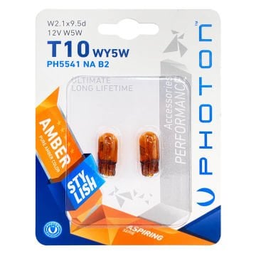 Photon T10 W5W 12V 5W Naturel Amber