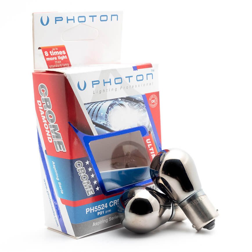 Photon P21W Chrome 12V 93 Diamond Vision