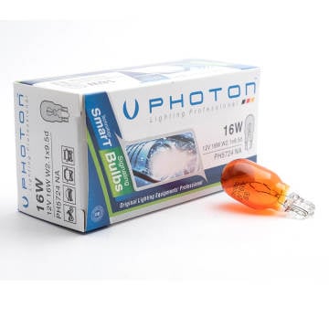 Photon PH5724 NA W16W 12V 3.Stop Dipsiz Ampul Turuncu