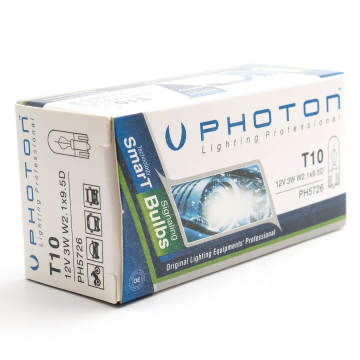Photon T10 12V W3W Dipsiz Ampul