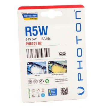 Photon Blister R5W 24V 2'li Blister