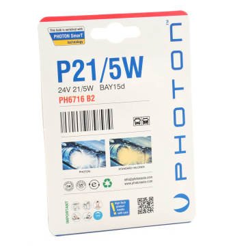 Photon Blister P21/5W 24V 2'li Blister